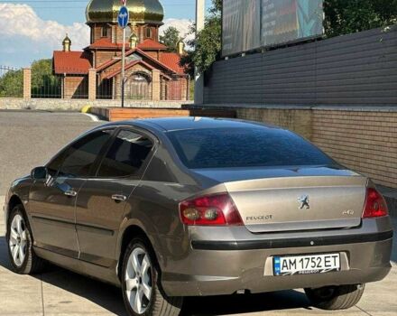 Бежевый Пежо 407, объемом двигателя 1.7 л и пробегом 295 тыс. км за 4200 $, фото 3 на Automoto.ua