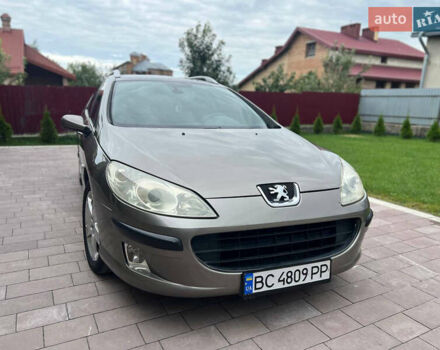 Бежевый Пежо 407, объемом двигателя 2 л и пробегом 347 тыс. км за 3600 $, фото 1 на Automoto.ua
