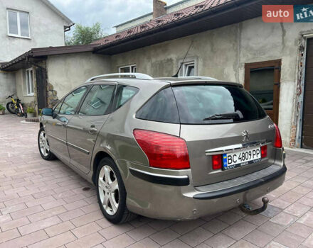Бежевый Пежо 407, объемом двигателя 2 л и пробегом 347 тыс. км за 3600 $, фото 5 на Automoto.ua