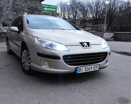 Бежевий Пежо 407, об'ємом двигуна 1.8 л та пробігом 230 тис. км за 6500 $, фото 9 на Automoto.ua