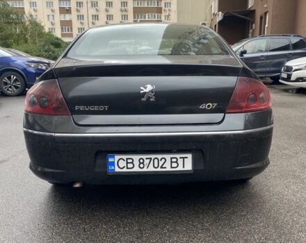 Чорний Пежо 407, об'ємом двигуна 2 л та пробігом 260 тис. км за 3199 $, фото 3 на Automoto.ua