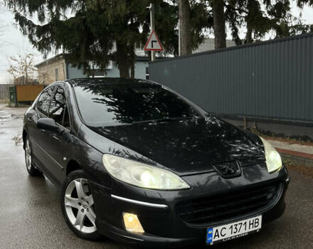 Черный Пежо 407, объемом двигателя 2.23 л и пробегом 257 тыс. км за 4299 $, фото 1 на Automoto.ua