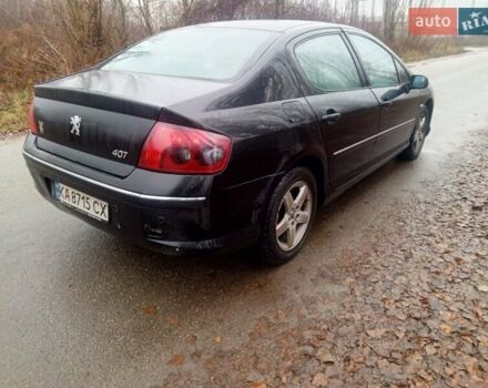 Черный Пежо 407, объемом двигателя 2 л и пробегом 300 тыс. км за 2999 $, фото 4 на Automoto.ua