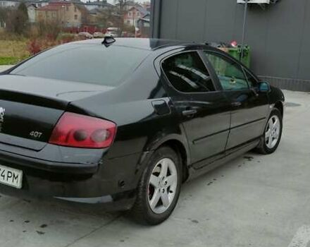 Черный Пежо 407, объемом двигателя 1.75 л и пробегом 363 тыс. км за 3300 $, фото 3 на Automoto.ua