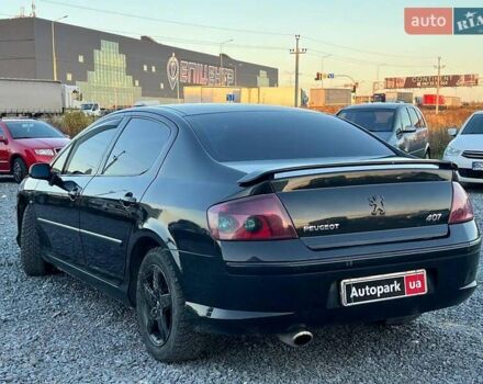 Чорний Пежо 407, об'ємом двигуна 1.8 л та пробігом 280 тис. км за 4290 $, фото 6 на Automoto.ua