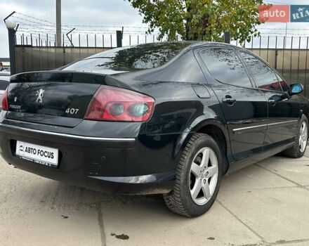 Черный Пежо 407, объемом двигателя 2 л и пробегом 225 тыс. км за 4190 $, фото 4 на Automoto.ua