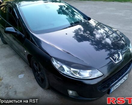 Чорний Пежо 407, об'ємом двигуна 2 л та пробігом 301 тис. км за 3800 $, фото 6 на Automoto.ua