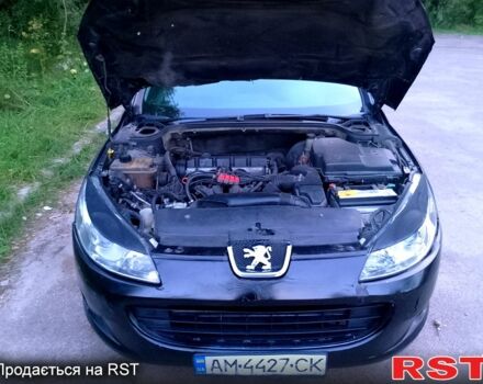 Чорний Пежо 407, об'ємом двигуна 2 л та пробігом 301 тис. км за 3800 $, фото 8 на Automoto.ua