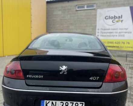 Черный Пежо 407, объемом двигателя 2 л и пробегом 280 тыс. км за 2500 $, фото 2 на Automoto.ua