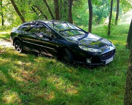 Чорний Пежо 407, об'ємом двигуна 2 л та пробігом 301 тис. км за 3800 $, фото 1 на Automoto.ua