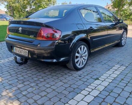 Черный Пежо 407, объемом двигателя 1.6 л и пробегом 242 тыс. км за 4500 $, фото 2 на Automoto.ua