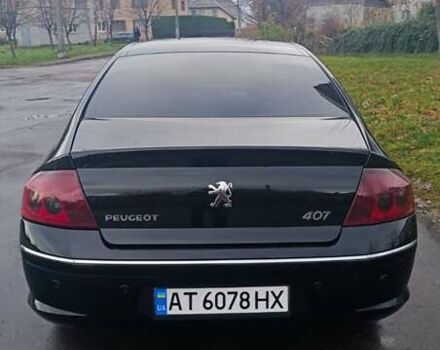 Чорний Пежо 407, об'ємом двигуна 2 л та пробігом 223 тис. км за 6100 $, фото 5 на Automoto.ua