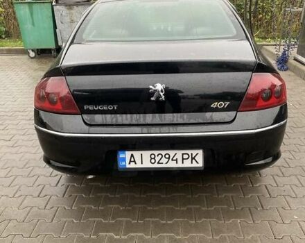Чорний Пежо 407, об'ємом двигуна 1.6 л та пробігом 517 тис. км за 3800 $, фото 1 на Automoto.ua