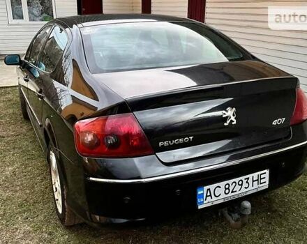 Черный Пежо 407, объемом двигателя 2.72 л и пробегом 300 тыс. км за 4800 $, фото 6 на Automoto.ua