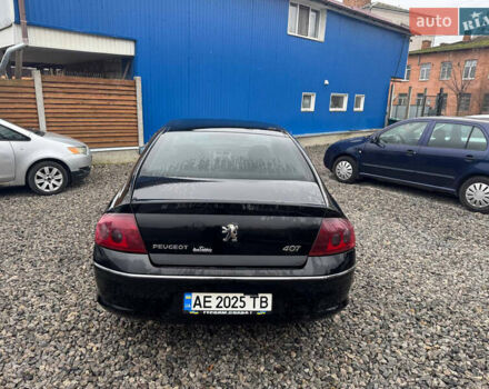 Черный Пежо 407, объемом двигателя 1.56 л и пробегом 200 тыс. км за 2900 $, фото 4 на Automoto.ua