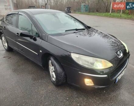 Черный Пежо 407, объемом двигателя 1.56 л и пробегом 250 тыс. км за 2600 $, фото 1 на Automoto.ua