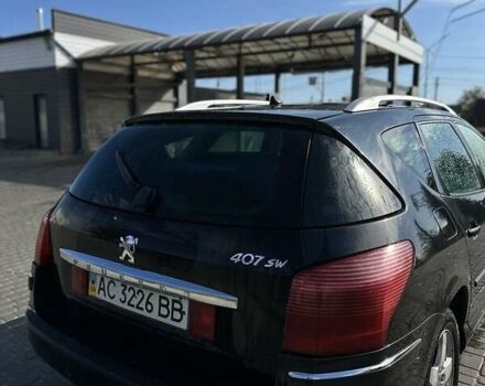 Чорний Пежо 407, об'ємом двигуна 1.6 л та пробігом 300 тис. км за 5000 $, фото 5 на Automoto.ua