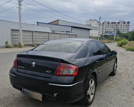 Черный Пежо 407, объемом двигателя 2 л и пробегом 290 тыс. км за 5300 $, фото 2 на Automoto.ua
