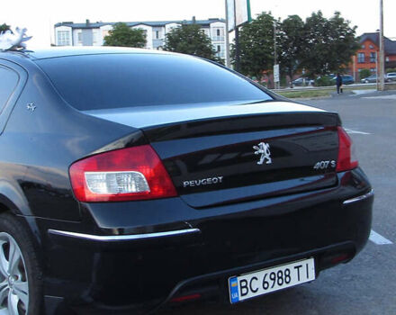 Чорний Пежо 407, об'ємом двигуна 2 л та пробігом 415 тис. км за 6750 $, фото 3 на Automoto.ua