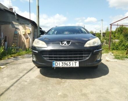 Чорний Пежо 407, об'ємом двигуна 2 л та пробігом 380 тис. км за 4200 $, фото 1 на Automoto.ua
