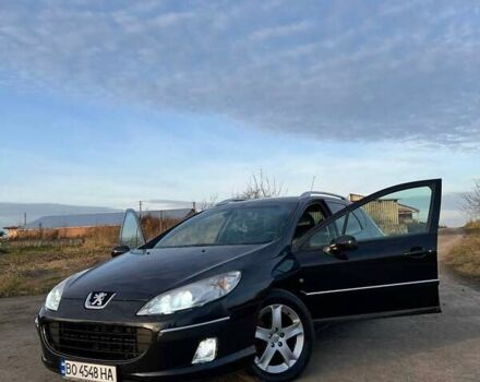 Черный Пежо 407, объемом двигателя 2 л и пробегом 307 тыс. км за 5100 $, фото 1 на Automoto.ua