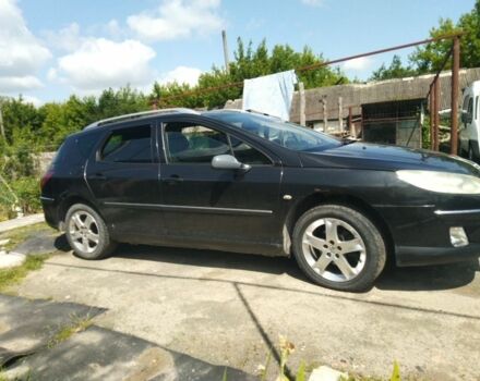 Чорний Пежо 407, об'ємом двигуна 2 л та пробігом 380 тис. км за 4200 $, фото 3 на Automoto.ua
