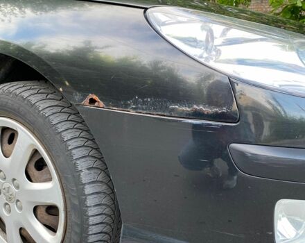 Черный Пежо 407, объемом двигателя 1.6 л и пробегом 348 тыс. км за 3000 $, фото 2 на Automoto.ua