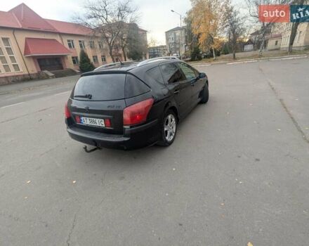 Черный Пежо 407, объемом двигателя 2.18 л и пробегом 306 тыс. км за 4800 $, фото 7 на Automoto.ua