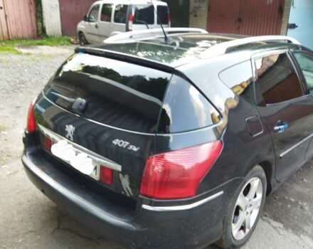 Чорний Пежо 407, об'ємом двигуна 2 л та пробігом 240 тис. км за 5400 $, фото 5 на Automoto.ua