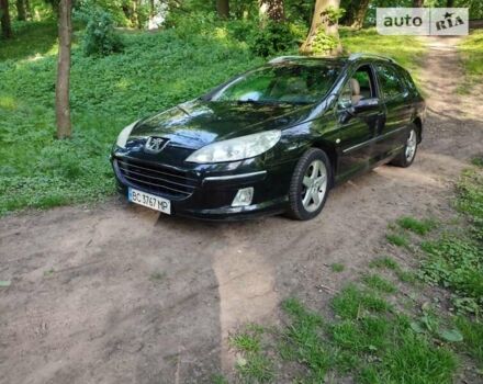 Чорний Пежо 407, об'ємом двигуна 2 л та пробігом 260 тис. км за 4299 $, фото 7 на Automoto.ua