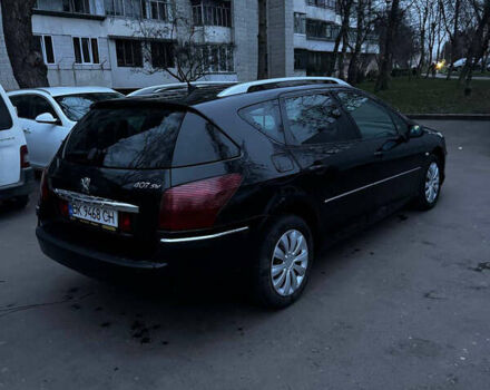 Чорний Пежо 407, об'ємом двигуна 1.56 л та пробігом 337 тис. км за 2999 $, фото 5 на Automoto.ua