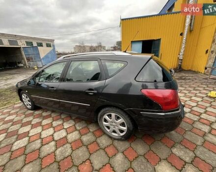 Чорний Пежо 407, об'ємом двигуна 1.7 л та пробігом 197 тис. км за 4500 $, фото 4 на Automoto.ua