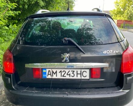 Черный Пежо 407, объемом двигателя 1.6 л и пробегом 348 тыс. км за 3000 $, фото 4 на Automoto.ua