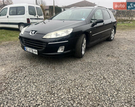 Черный Пежо 407, объемом двигателя 2.18 л и пробегом 265 тыс. км за 5200 $, фото 5 на Automoto.ua