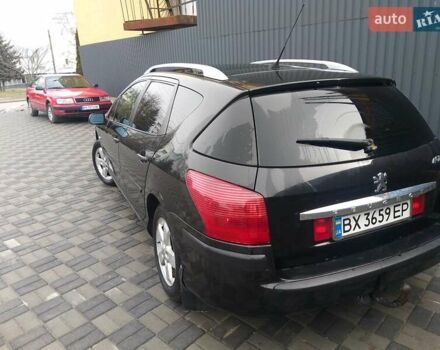 Чорний Пежо 407, об'ємом двигуна 1.8 л та пробігом 240 тис. км за 4700 $, фото 7 на Automoto.ua
