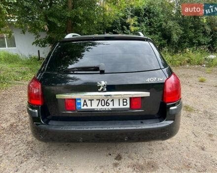 Чорний Пежо 407, об'ємом двигуна 2 л та пробігом 242 тис. км за 5800 $, фото 3 на Automoto.ua