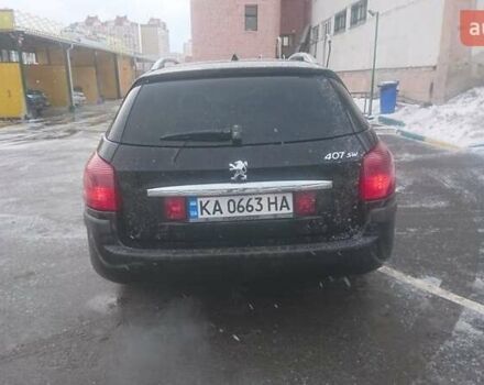 Чорний Пежо 407, об'ємом двигуна 2 л та пробігом 300 тис. км за 4500 $, фото 2 на Automoto.ua