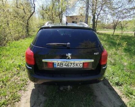 Черный Пежо 407, объемом двигателя 2.7 л и пробегом 230 тыс. км за 6200 $, фото 3 на Automoto.ua