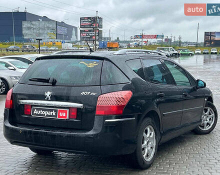 Чорний Пежо 407, об'ємом двигуна 2 л та пробігом 309 тис. км за 5590 $, фото 13 на Automoto.ua