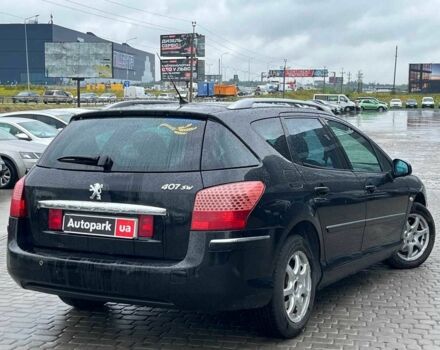 Черный Пежо 407, объемом двигателя 2 л и пробегом 309 тыс. км за 5590 $, фото 2 на Automoto.ua