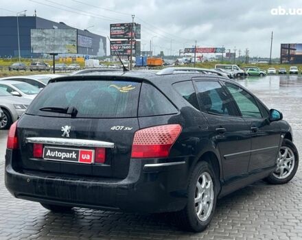 Чорний Пежо 407, об'ємом двигуна 2 л та пробігом 309 тис. км за 5590 $, фото 13 на Automoto.ua