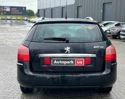 Черный Пежо 407, объемом двигателя 2 л и пробегом 309 тыс. км за 5590 $, фото 1 на Automoto.ua