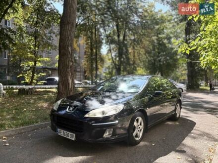 Чорний Пежо 407, об'ємом двигуна 2 л та пробігом 252 тис. км за 4000 $, фото 1 на Automoto.ua