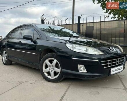 Чорний Пежо 407, об'ємом двигуна 2 л та пробігом 225 тис. км за 3990 $, фото 1 на Automoto.ua