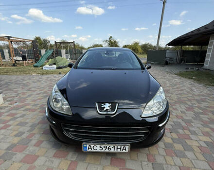 Черный Пежо 407, объемом двигателя 2 л и пробегом 210 тыс. км за 5500 $, фото 1 на Automoto.ua