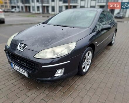 Черный Пежо 407, объемом двигателя 2 л и пробегом 350 тыс. км за 1550 $, фото 1 на Automoto.ua