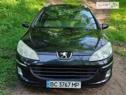 Чорний Пежо 407, об'ємом двигуна 2 л та пробігом 260 тис. км за 4399 $, фото 1 на Automoto.ua