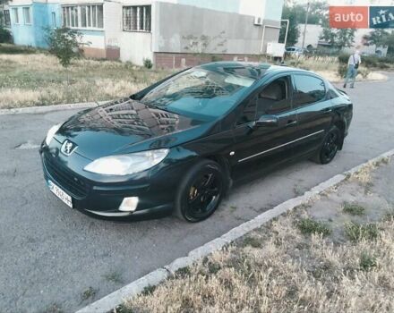 Чорний Пежо 407, об'ємом двигуна 2 л та пробігом 237 тис. км за 3900 $, фото 1 на Automoto.ua