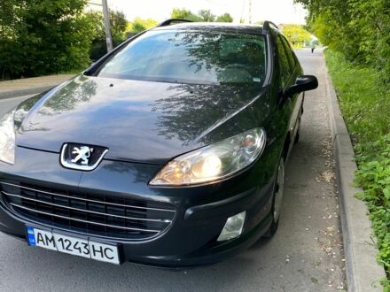 Пежо 407 2006 в Житомире на Automoto.ua Черный Пежо 407, объемом двигателя 1.6 л и пробегом 348 тыс. км за 3000 $, фото 1 на Automoto.ua