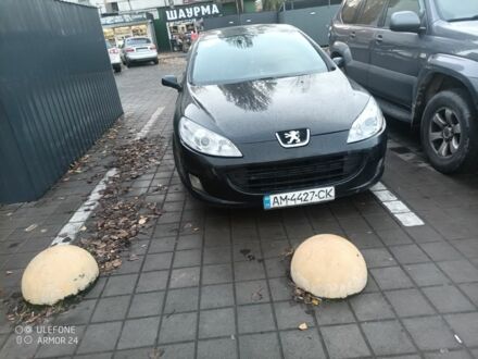 Черный Пежо 407, объемом двигателя 2 л и пробегом 300 тыс. км за 3200 $, фото 1 на Automoto.ua
